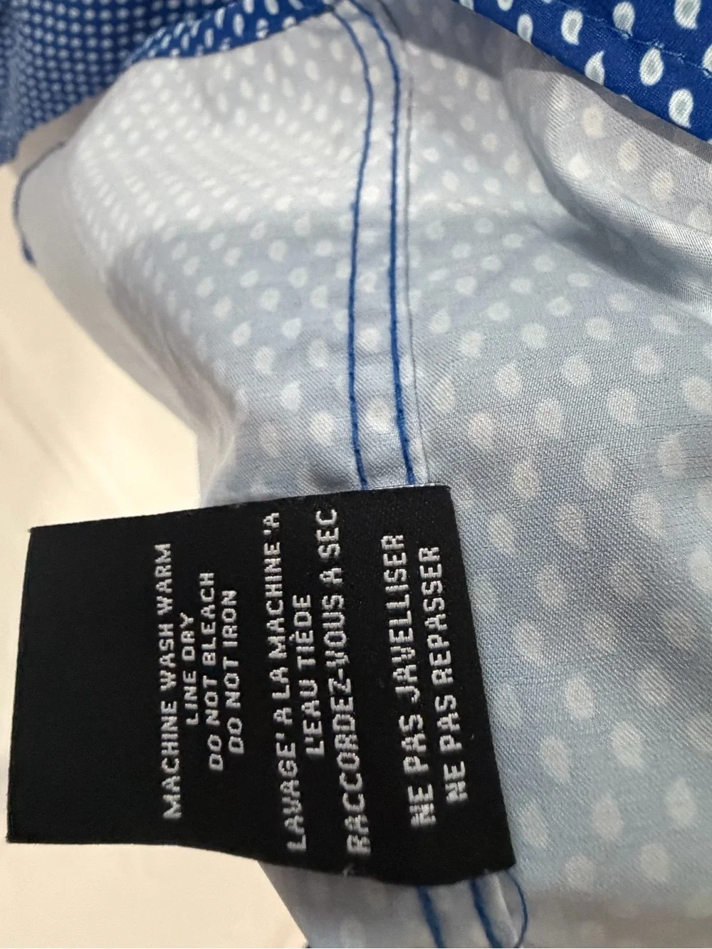 Lauren Ralph Lauren kids Blue Patterned Button-Down Shirt 12